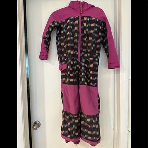 Burton one piece girls snowsuit